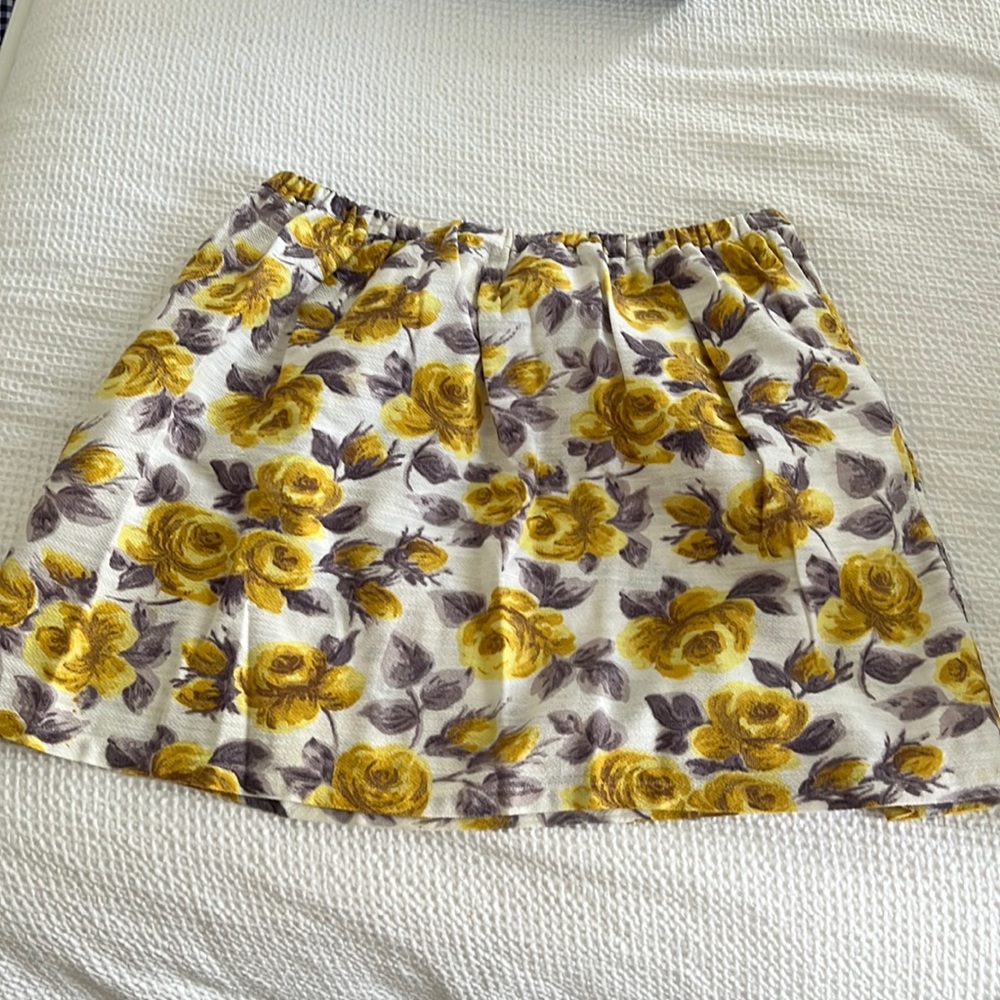 Cath Kidston - Yellow Floral Skirt